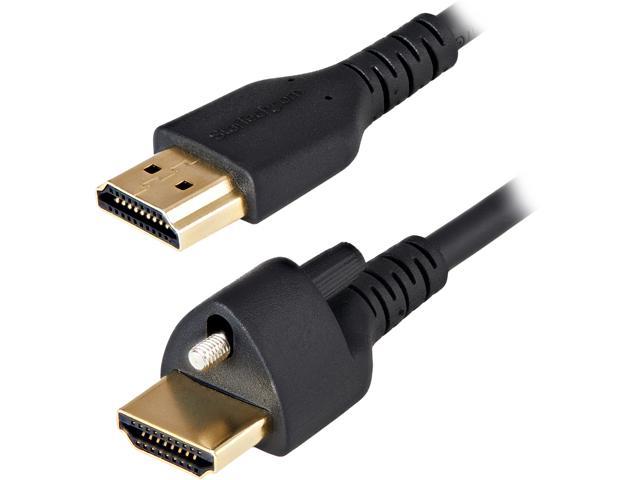 1m/3ft HDMI Cable with Locking Screw 4K 1m/3ft HDMI Cable with Locking Screw 4K
